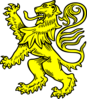 Gold Lion Symbol Clip Art